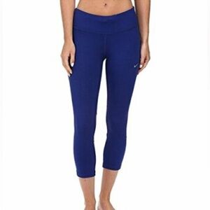 Nike blue Capri crop length leggings